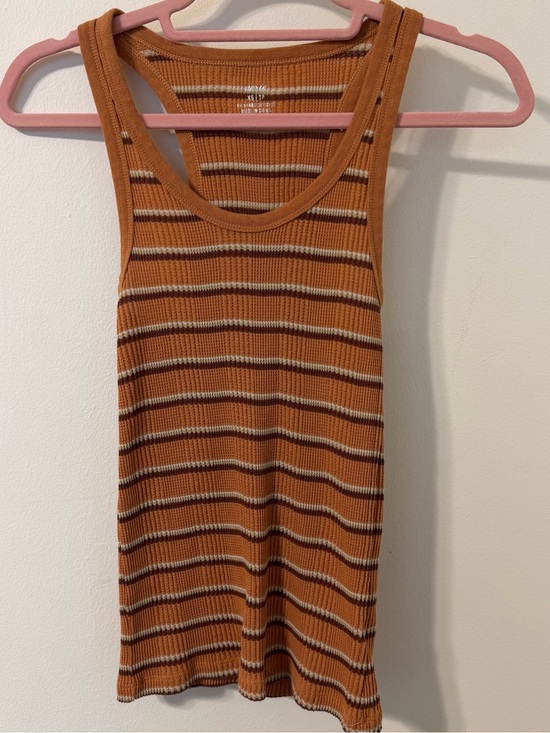 aerie Tops - Aerie XS Striped Ribbed Racerback Tank Top